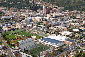 Aerial view of ϲҳ campus